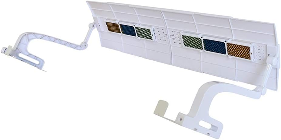 Adjustable Air Conditioner Deflector Confinement Air Deflector Outlet Air Wing Air Cooled Anti Blast Baffle Wind Direction Telescopic Windshield for Home
