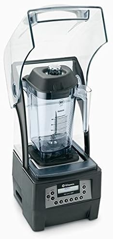 Vitamix 36019 The Quiet One On-Counter Bar Type 48 Oz Blender, black/clear