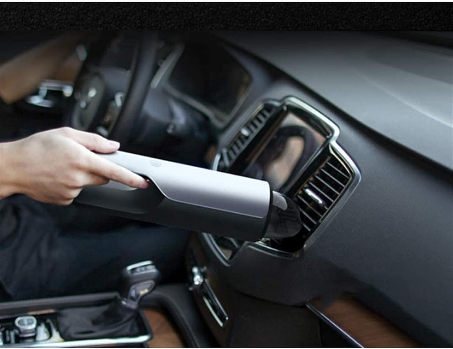 Handheld Vacuum Cleaner, Vacuum Handheld, 4200PA Battery Vacuum Cleaner Wet/Dry Noise Reduction Bagless Portable Vacuum Cleaner Quick Charge Household and Car Vacuum Cleaner