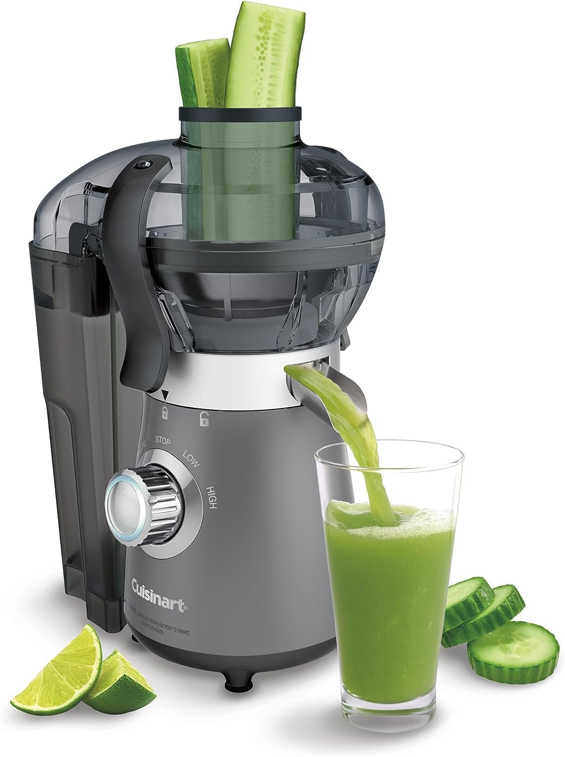 Cuisinart BJC-550C Compact Blender and Juice Extractor Combo (with 16oz Travel Cup), Dual Function