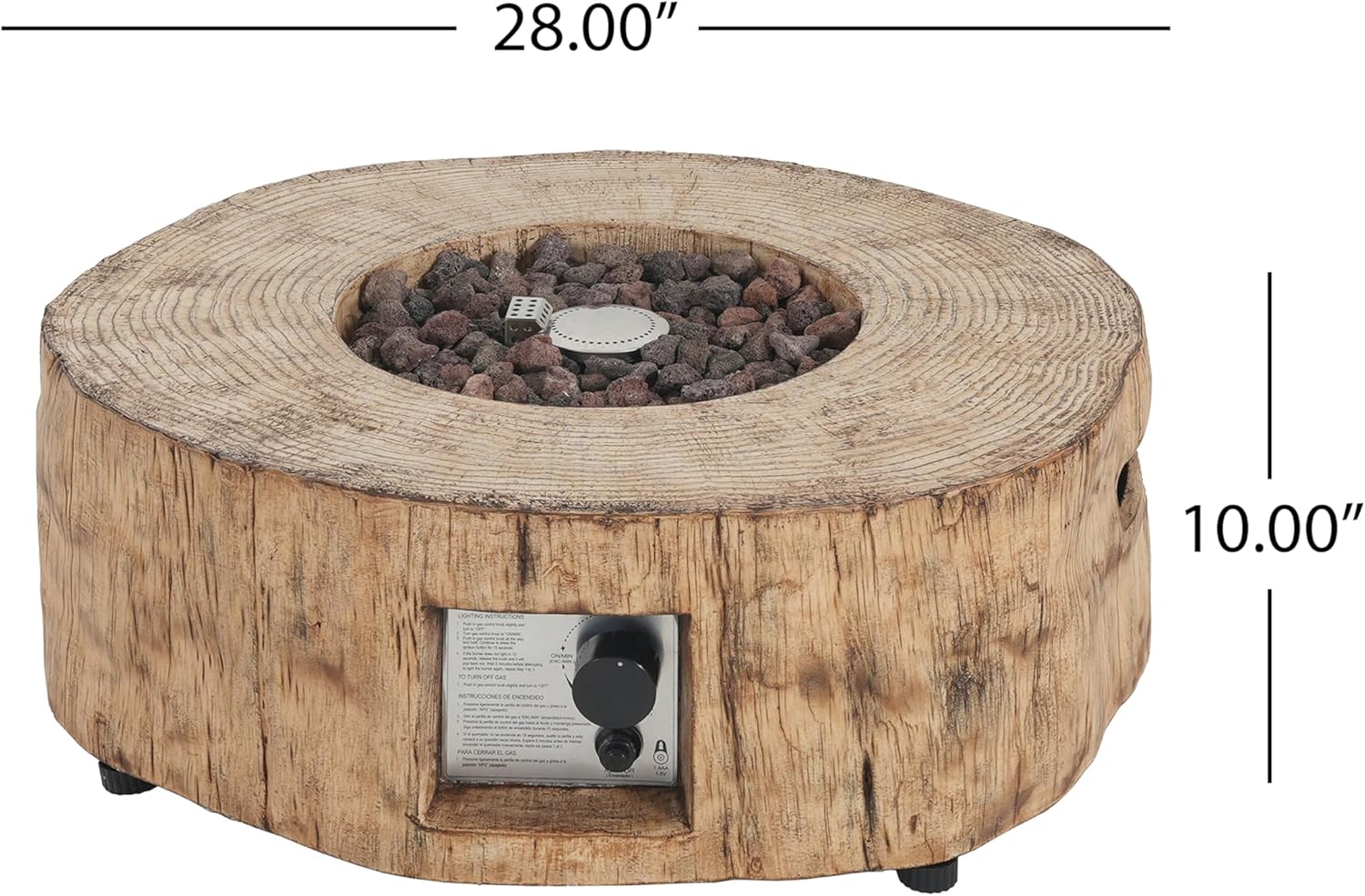 Propane Fire Pit Table, 28