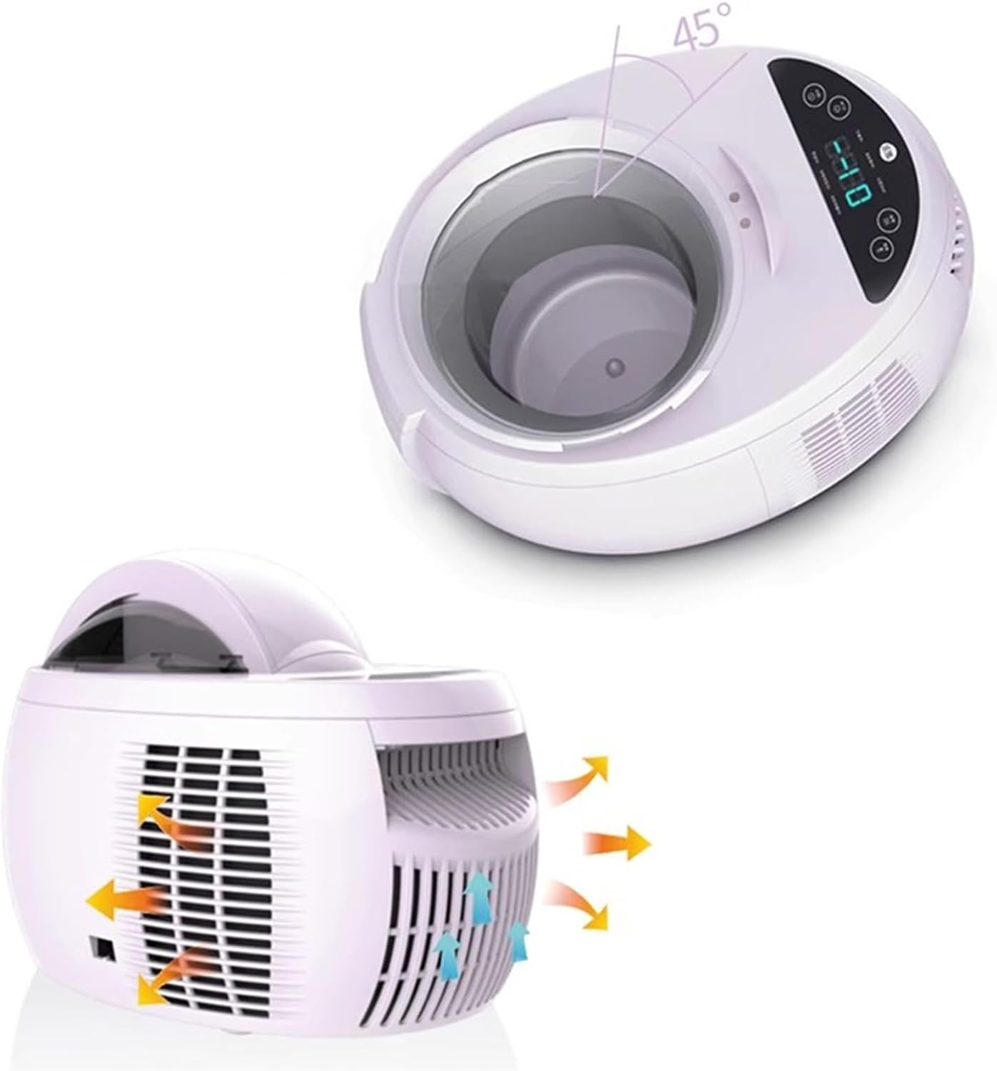 Ice Cream Maker Multifunctional Ice Cream Machine Household Ice Cream Small Fully Automatic with Refrigeration Ice Cream Machine Large Capacity 1000mL Table Top Ice Cream Machine，Fun Kitchen Appliance