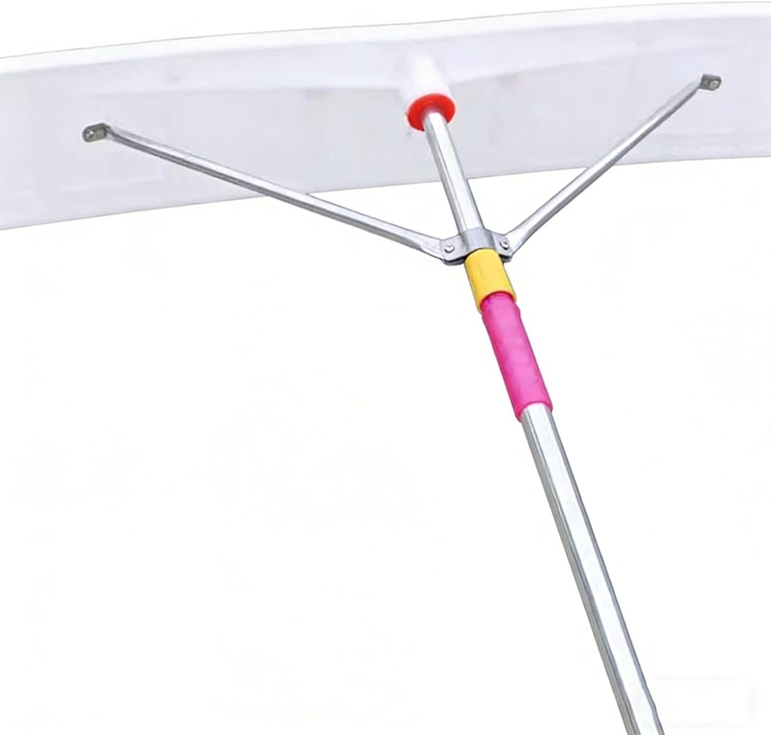 Adjustable Roof Snow Rake 4.9–20.5 ft, Aluminum Roof Snow Remover with 26