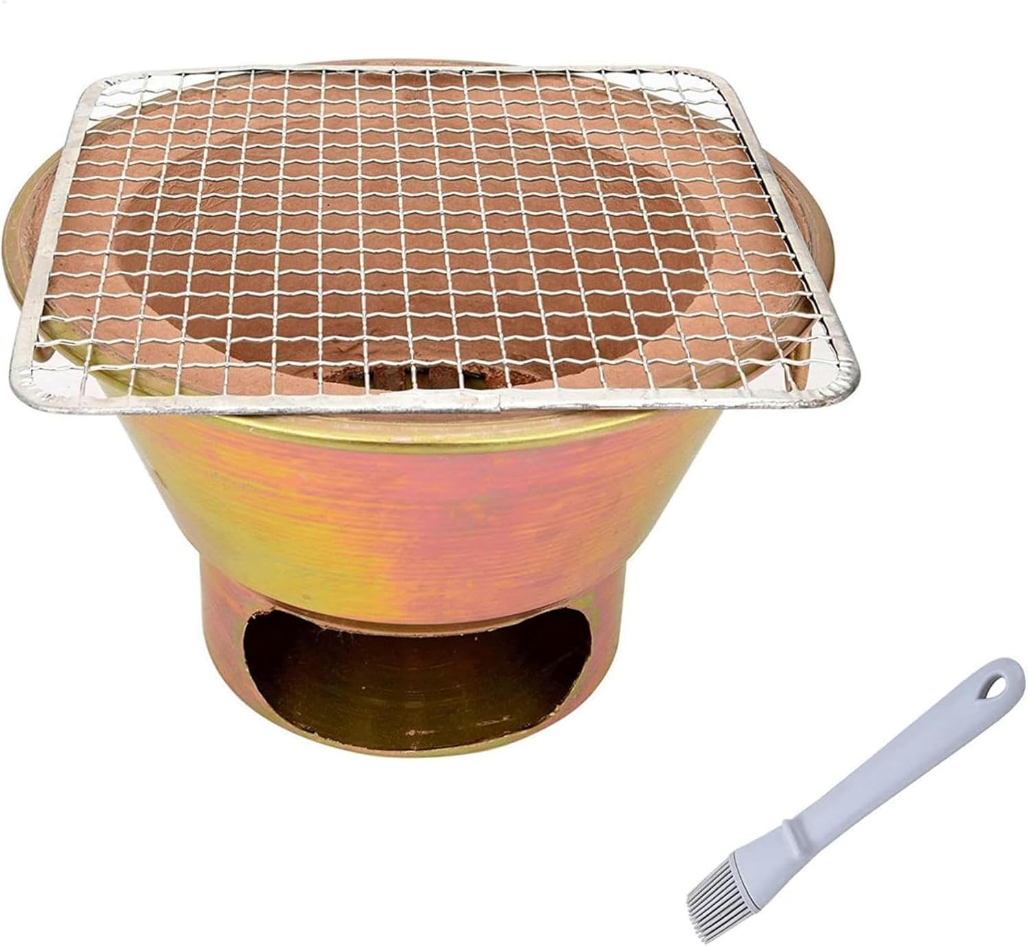 BBQ Outdoor Outdoor Indoor Barbecue Charcoal Korean Charcoal Barbecue Oven Old Style Roast Meat Mud Japanese Barbecue Household Commercial Outdoor Carbon Oven BBQ