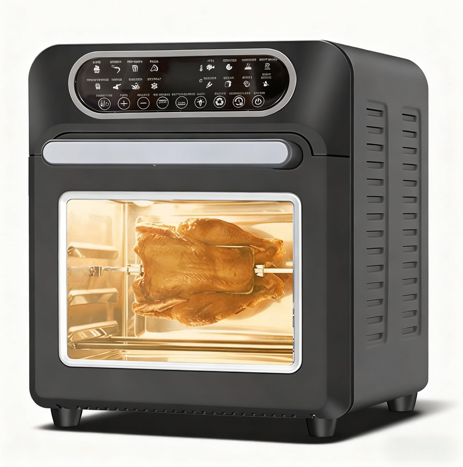 Air Fryer Toaster Oven, Countertop Convection Oven - 1700W Stainless Steel 950 Cubic Inches with Large Capacity, 24 Cooking Functions & Digital Controls for Baking, Roasting, Broiling, Reheating