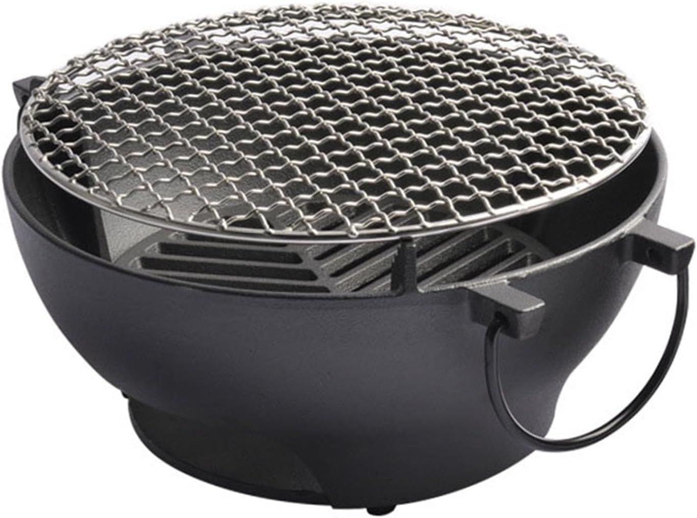 Clay Charcoal Stove Portable Grill, Cast Iron Charcoal Grill Portable Multiple Sizes Pack of 3,Small