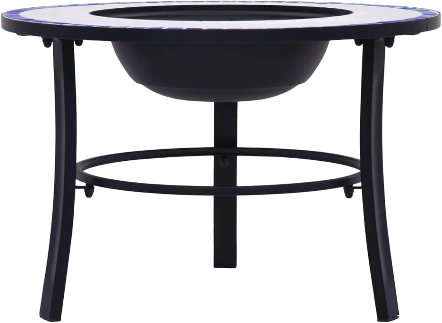 Fire Pits & Outdoor Fireplaces Fire Pit Blue and White 26.8