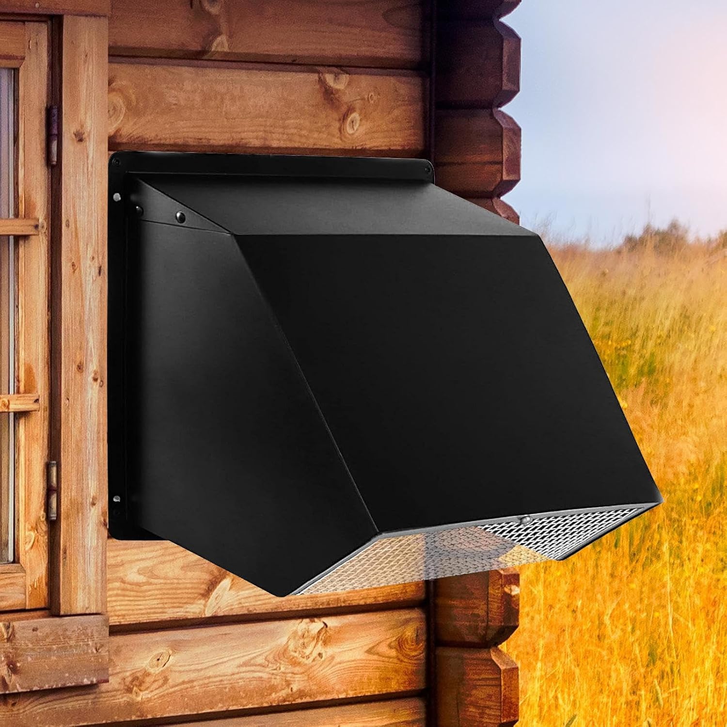 Outside Dryer Vent Covers for House - Dryer Exhaust Vent Cover | AC Parts Accessories for Laundry Range Bedroom Garage Foundation Kitchen Living Room Outside