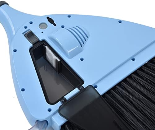 2-in-1 Sweeper with Built in Vacuum, Vacuum Sweeper USB Charging Cordless Vacuum Broom Cleaner for Household Bedroom