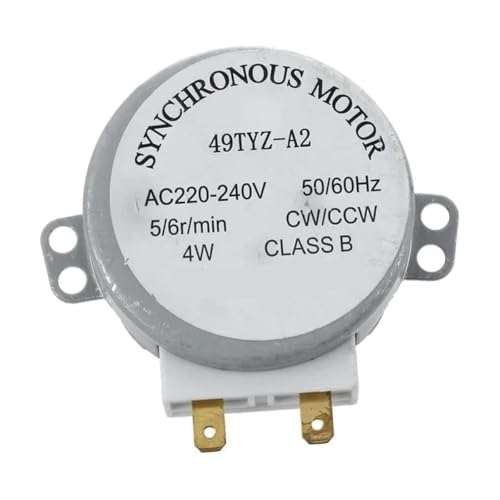 Microwave Turntable Backup Motor for AC 220-240V Models 5-6 RPM 50/60Hz Microwave Oven Accessories