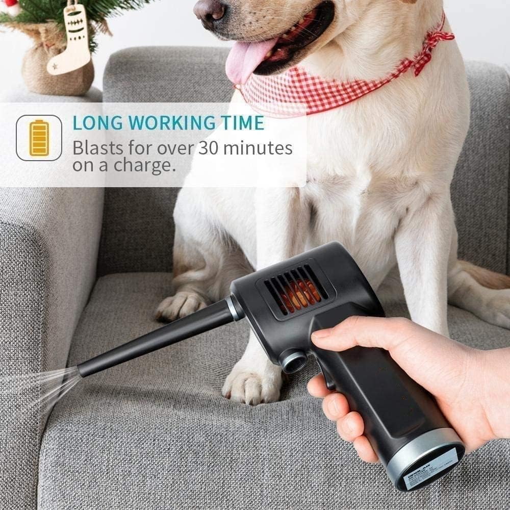 Keyboard Vacuum Cleaner,Small Handheld Vacuum Cordless USB Rechargeable, Easy to Clean, with 2 Vacuum Nozzles & 2 Washable Filters for Laptop, Piano, Computer Energy Saving and Safety