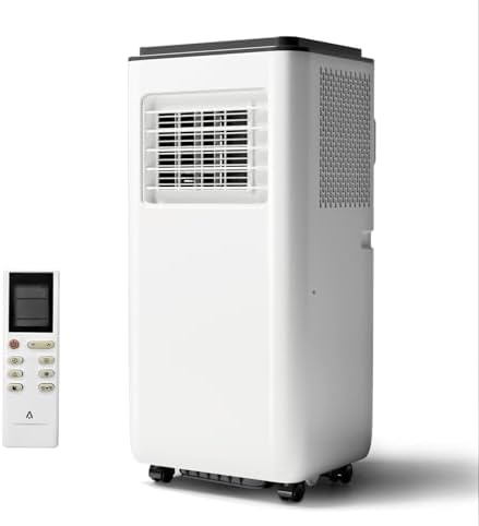 Air Conditioner, 8,000BTU Portable Air Conditioner, 3-in-1 AC Unit with Fan & Dehumidifier Cools up to 200 sq. ft, Portable AC with Remote Control For Room, Office, Dormitory, Bedroom, Living Room