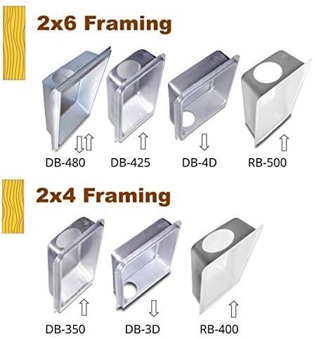 Model 350 DB-350 | New Construction 2x4 walls - venting
