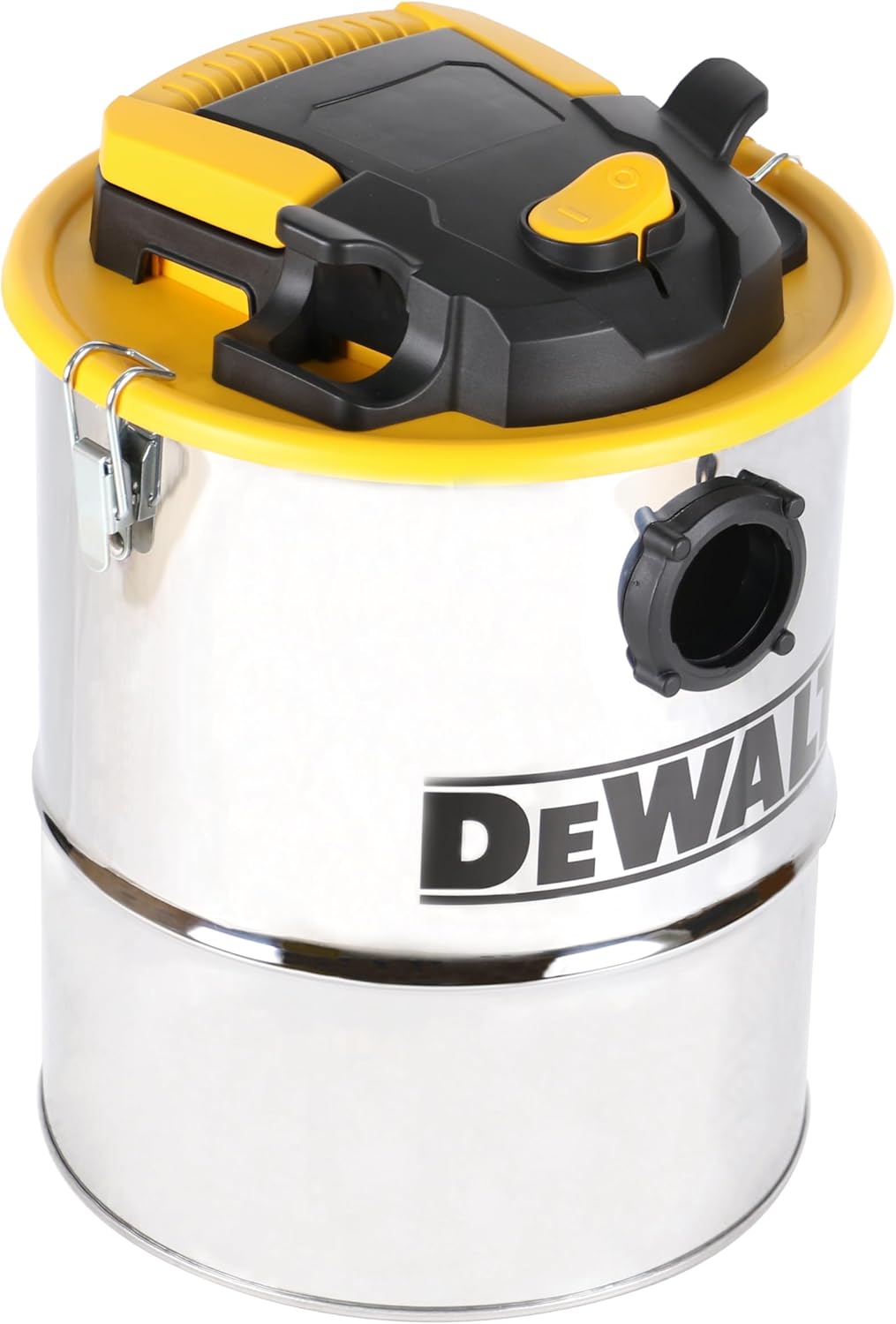 DEWALT Ash Vacuum DXV04A, 4 Gallon Metal Canister, 4 HP Powerful Motor, Strong Suction, and Efficient Filtration Safe Ash Vacuum for Pellet Stoves, Fireplaces, and BBQ Grills