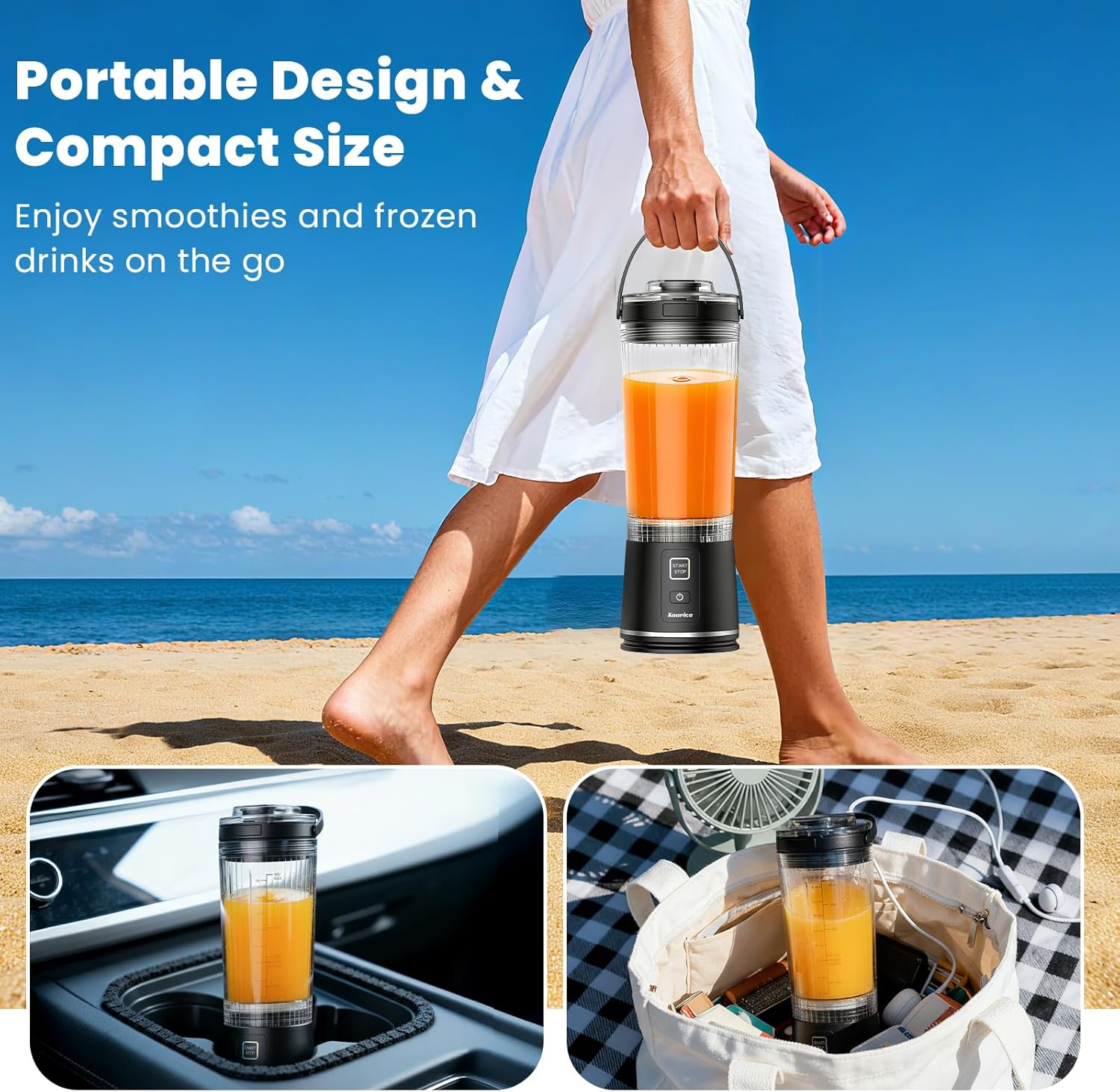 Mini Smoothie Blender 20oz for home