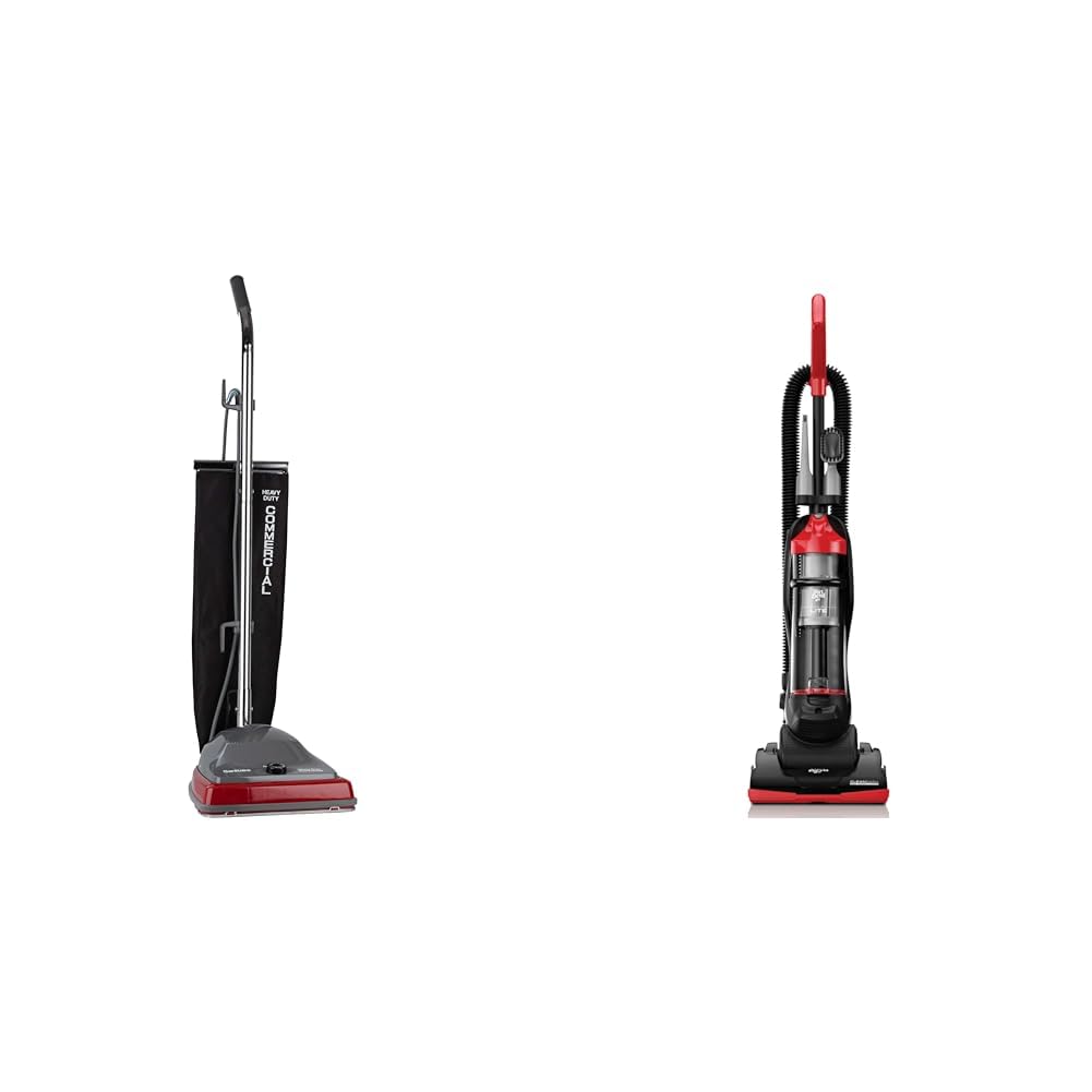 Sanitaire SC679K Tradition Upright Commercial Bagged Vacuum Bundle with Dirt Devil Endura Lite Bagless Vacuum Cleaner, UD20121PC