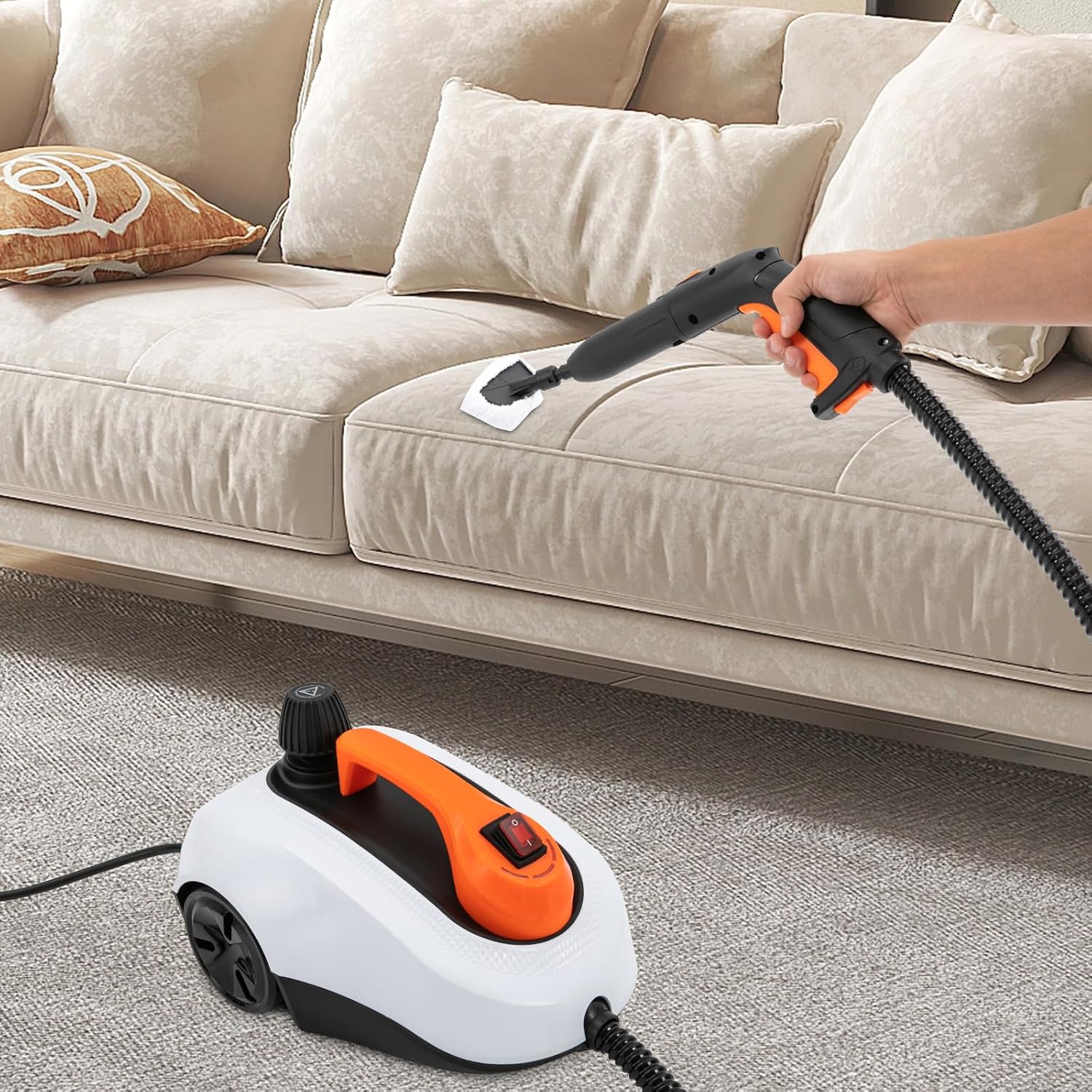 Handheld Steam Cleaner Steam Cleaner With Attachments Floor Steam Cleaner Multipurpose Furniture Steam Cleaner For Couch Mattress