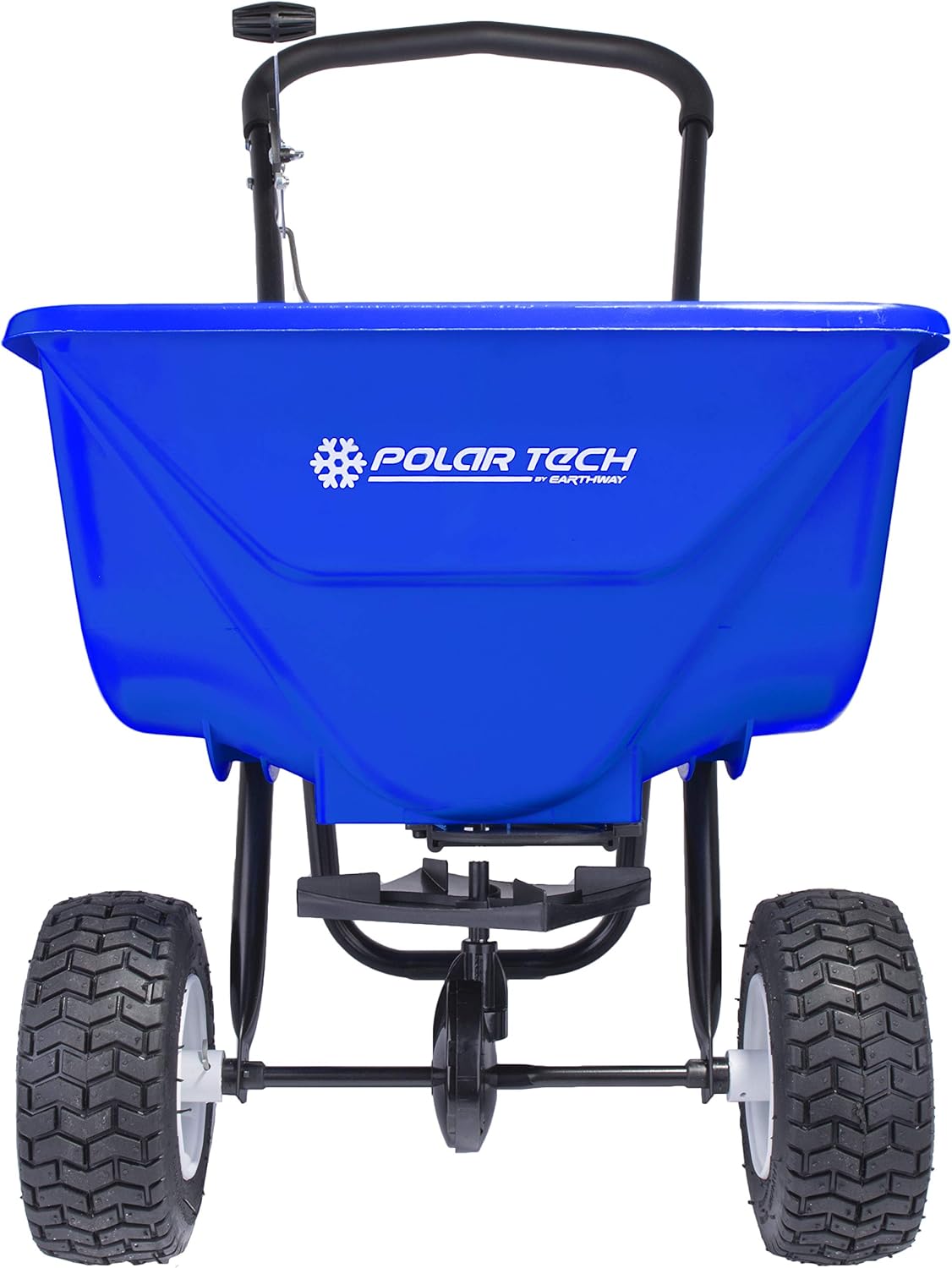 EarthWay Polar Tech 90950 50 LB Professional Ice Melt Broadcast Walk Behind Spreader with 9