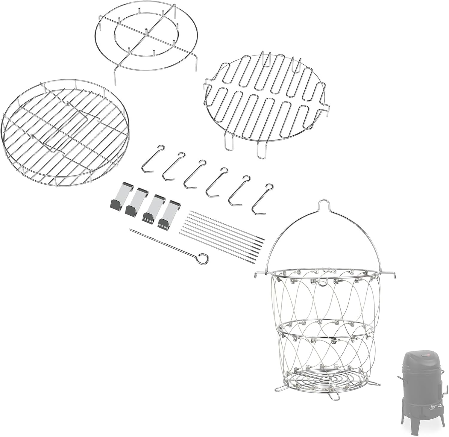 Turkey Fryer Accessories and Turkey Fryer Basket for Charbroil The Big Easy TRU-Infrared