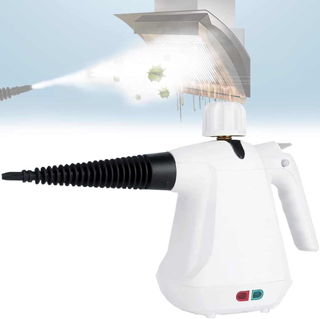 Handheld Steam Cleaner 1000W Portable High Temperature Pressurized Steam Cleaning Machine with 10PCS Accessory for Kitchen Sofa Bathroom Car Window