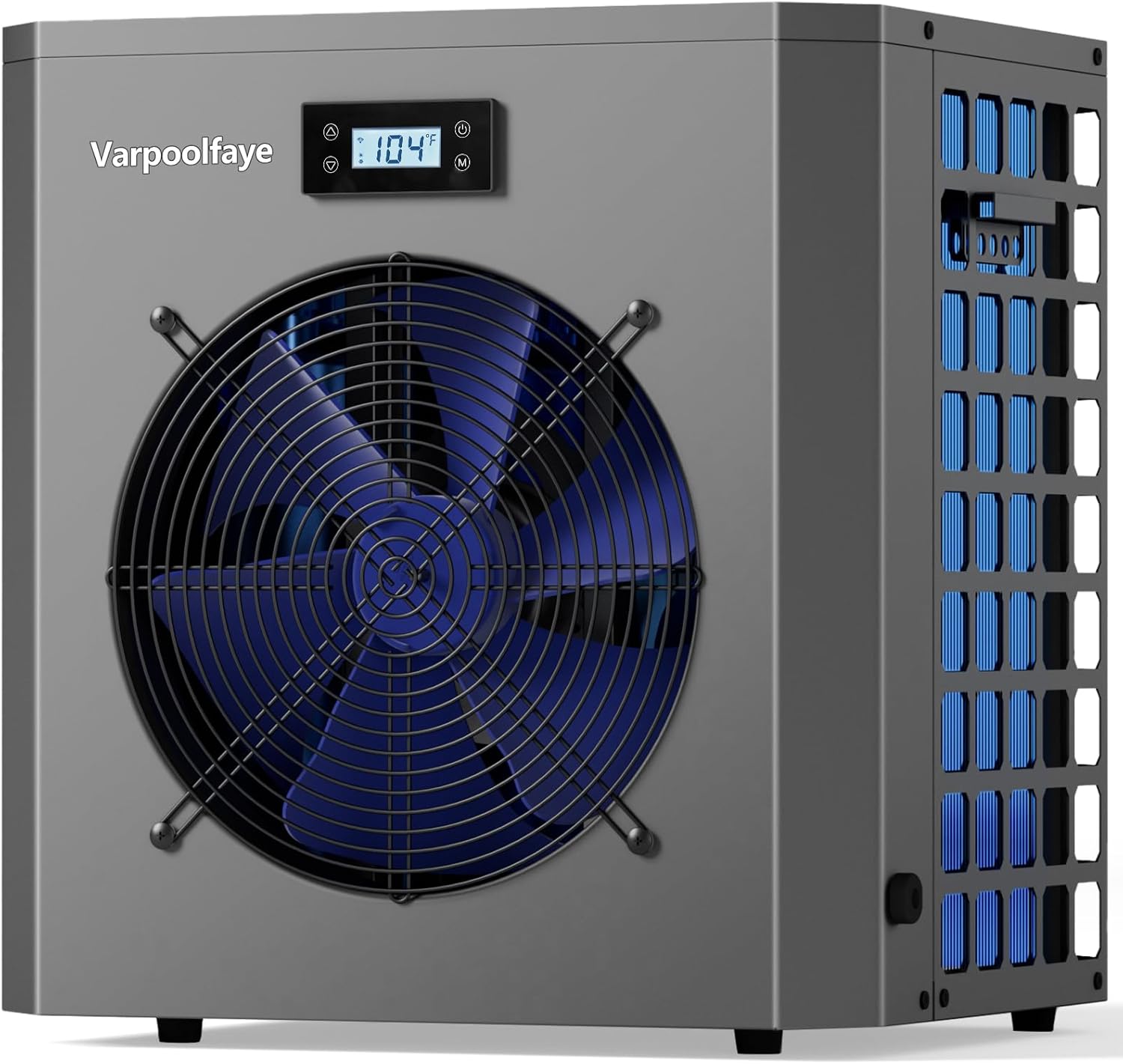 16000 BTU Electric Pool Heater for Above Ground Pool Swimming Pool Heat Pump 5000 Gallon Pool Heater 120V Heating Cooling WiFi Control 60Hz Spa