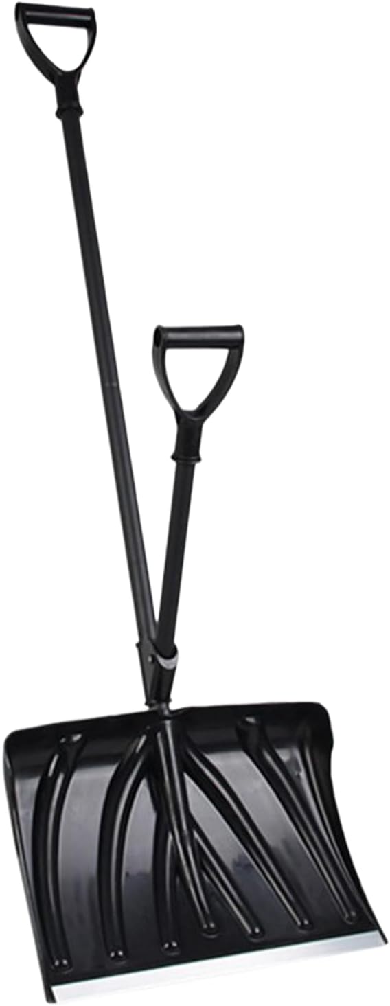 Snow Shovel for Car,Non-Slip Grip Wide Scraper - Ergonomic Shovel Snow Removal Equipment,for Pathway Walkway Outdoor Car Camping Home Garage Yard Garden Winter Mud