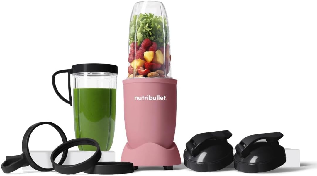 Nutribullet NB9-1301ASP Pro 13 Pcs Matte Soft Pink 900W Food Blender