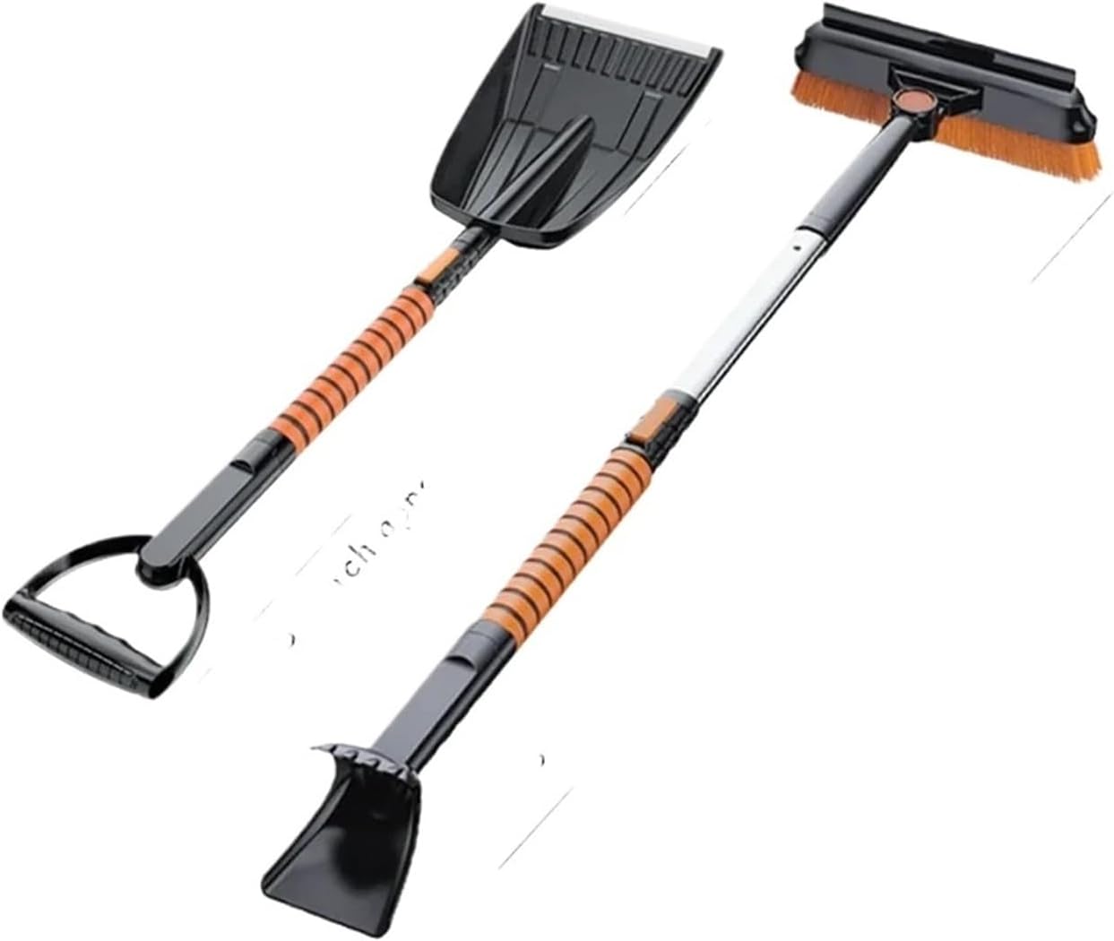 Car Glass Winter Ice Removal Brush and Shovel Set - Retractable Snow and Ice Cleaner Tool for Vehicles(5 in 1 type)