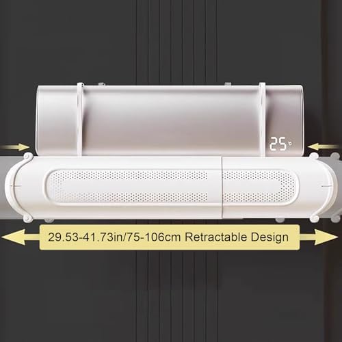 Air Conditioner Wind Deflector, AC Wind Deflectors for Adjustable Length, Vent Redirector for Wall Mounted Air Conditioners