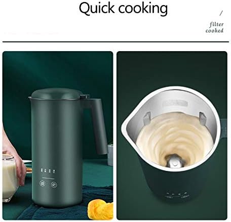 Soymilk Maker Machine Electric Juicer Blender Heatable Soya-Bean Milk Rice Paste Maker Free-filter Automatic Clean 350ml(black-JoJo's Bizarre Adventure1)