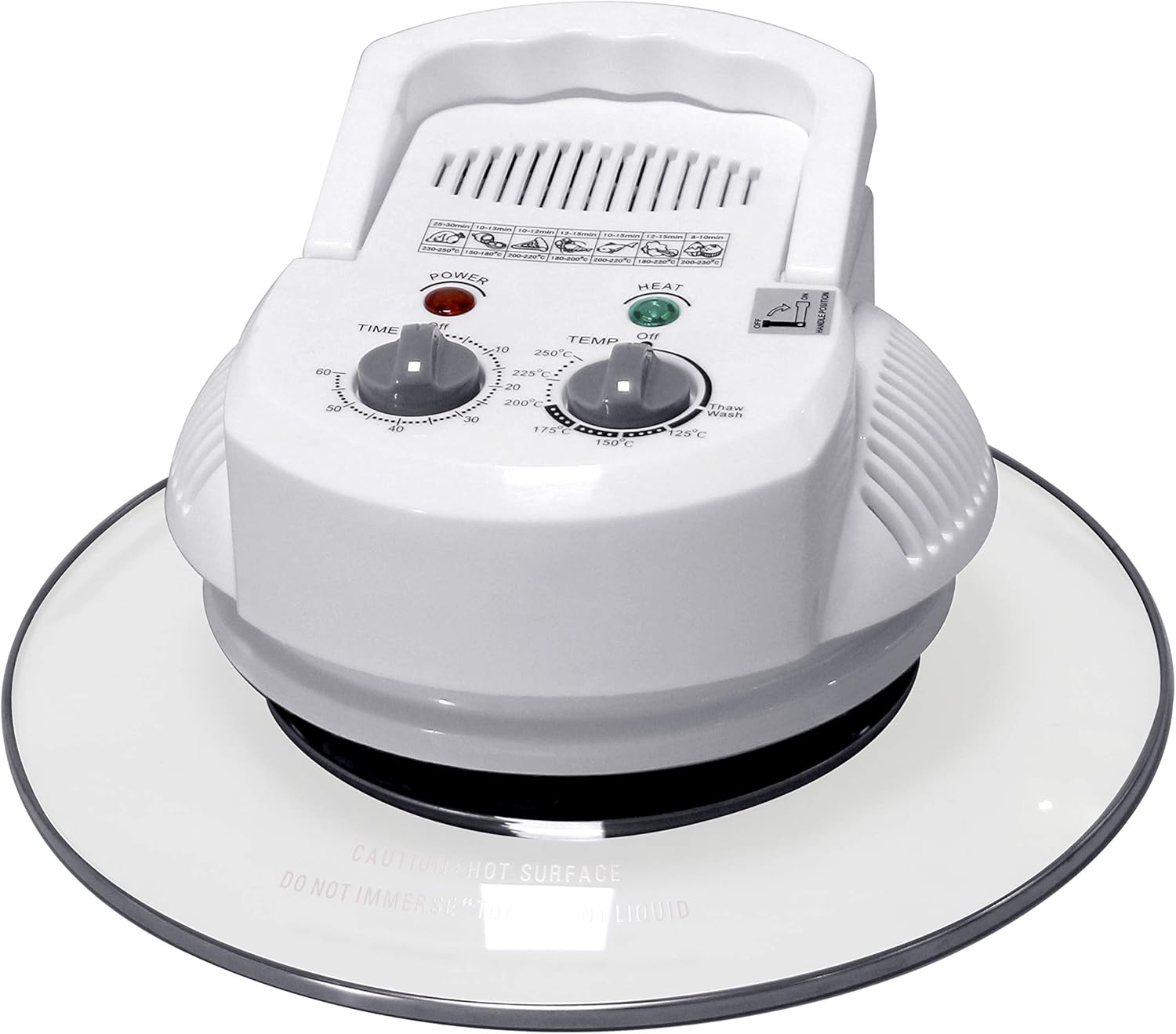 SPT SO-2004A: Super Turbo Oven with Extender Ring, white, 12 liters