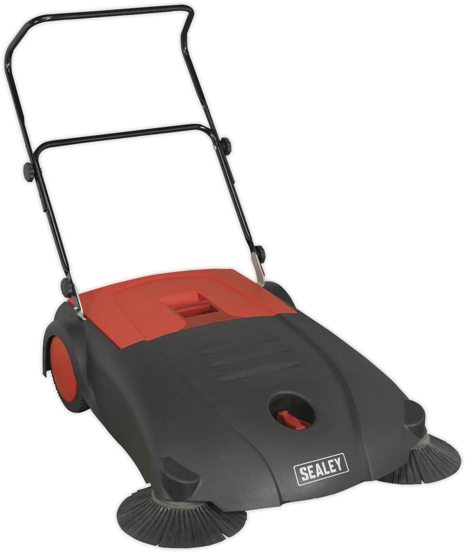 Sealey FSW80 Floor Sweeper, 800mm, Black