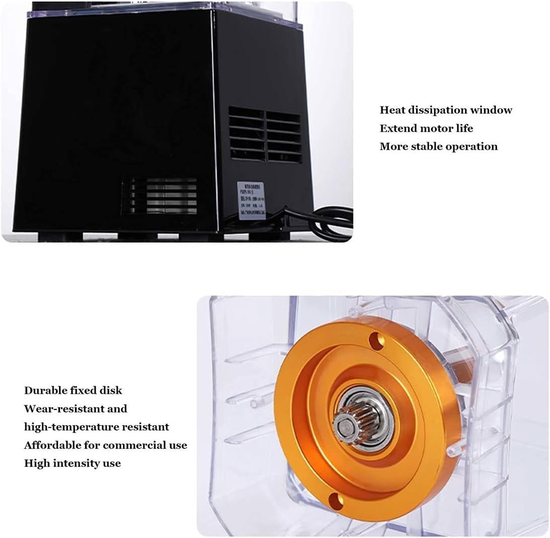 Blender Smoothie Maker,2l Commercial Stand Mixer,Silent 17000rpm,With Sound Enclosure,Ice Crusher And Cover,Silent Broken Wall Cooking Machine,For Smoothie,Fruits