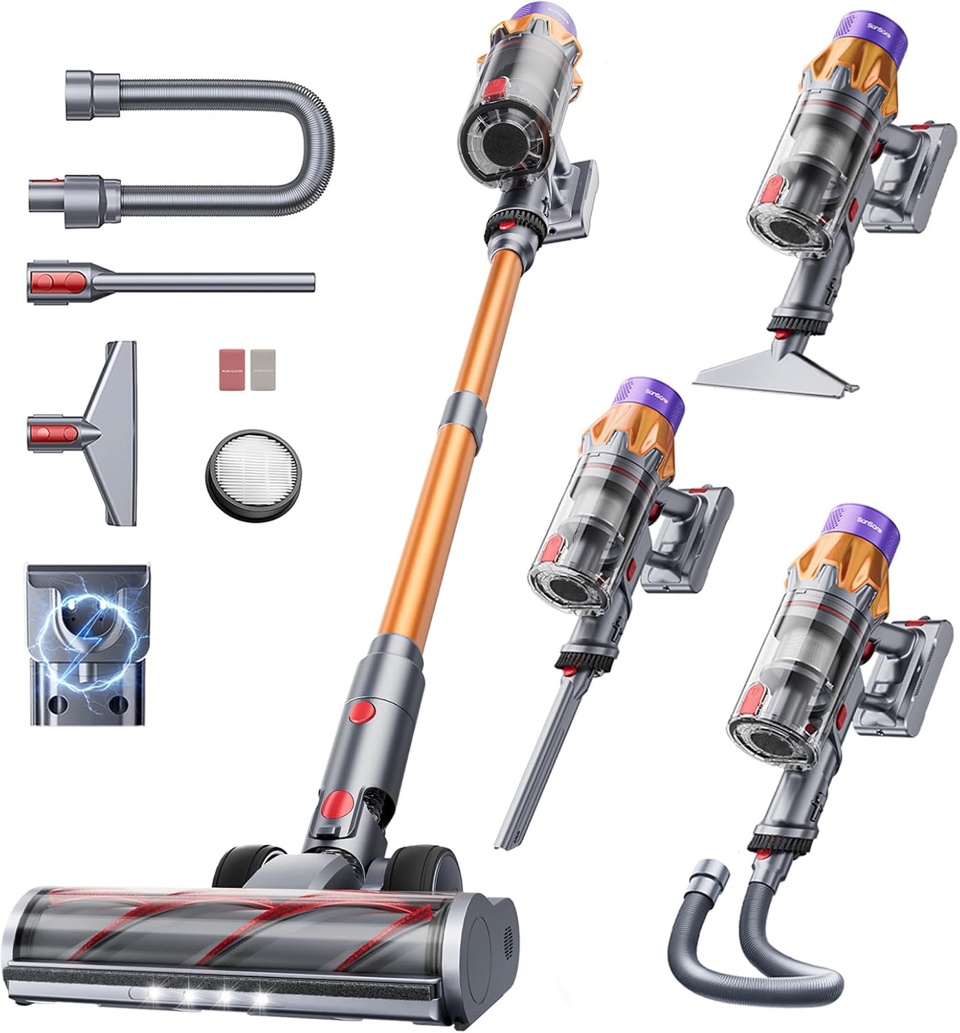 SunSare X7A Pro Vacuum and 3PCS Filters and Aromatherapy