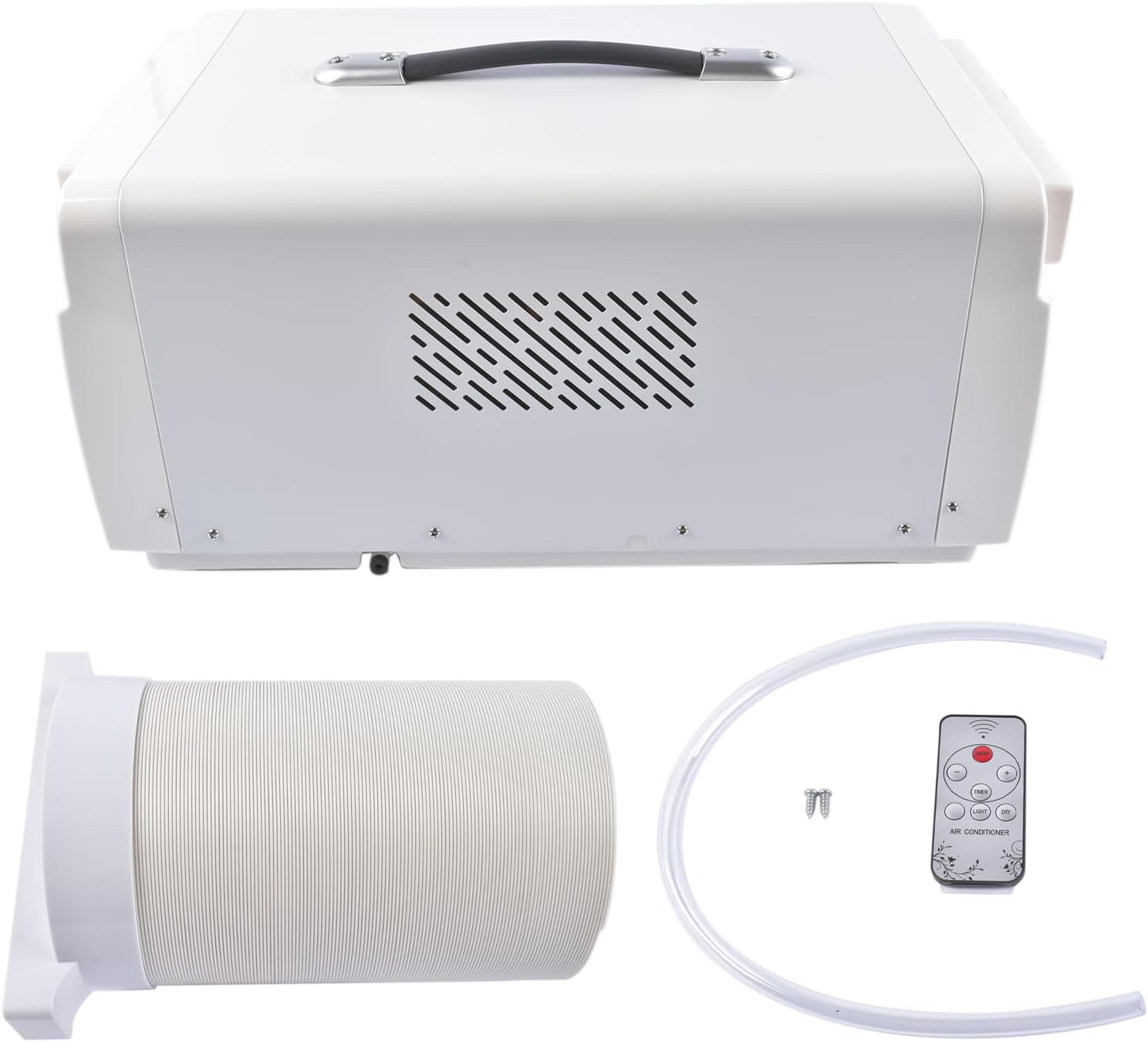 110V Portable Air Conditioner, Mini Camping AC for Tent, RV, Outdoors - Lightweight Compact Personal Cooling Unit