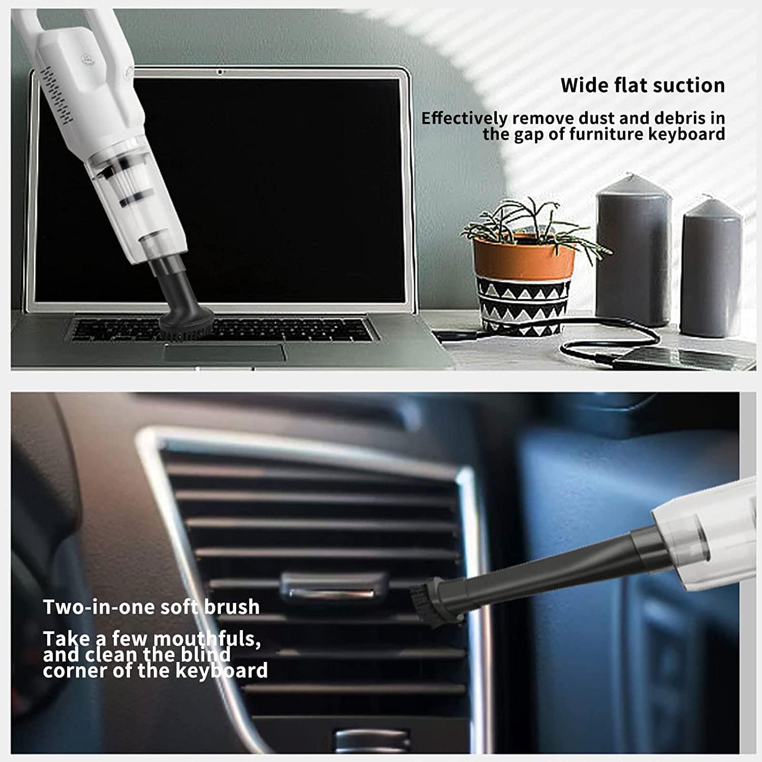 20000Pa Powerful Suction Cordless Vacuum Cleaner, 39.37