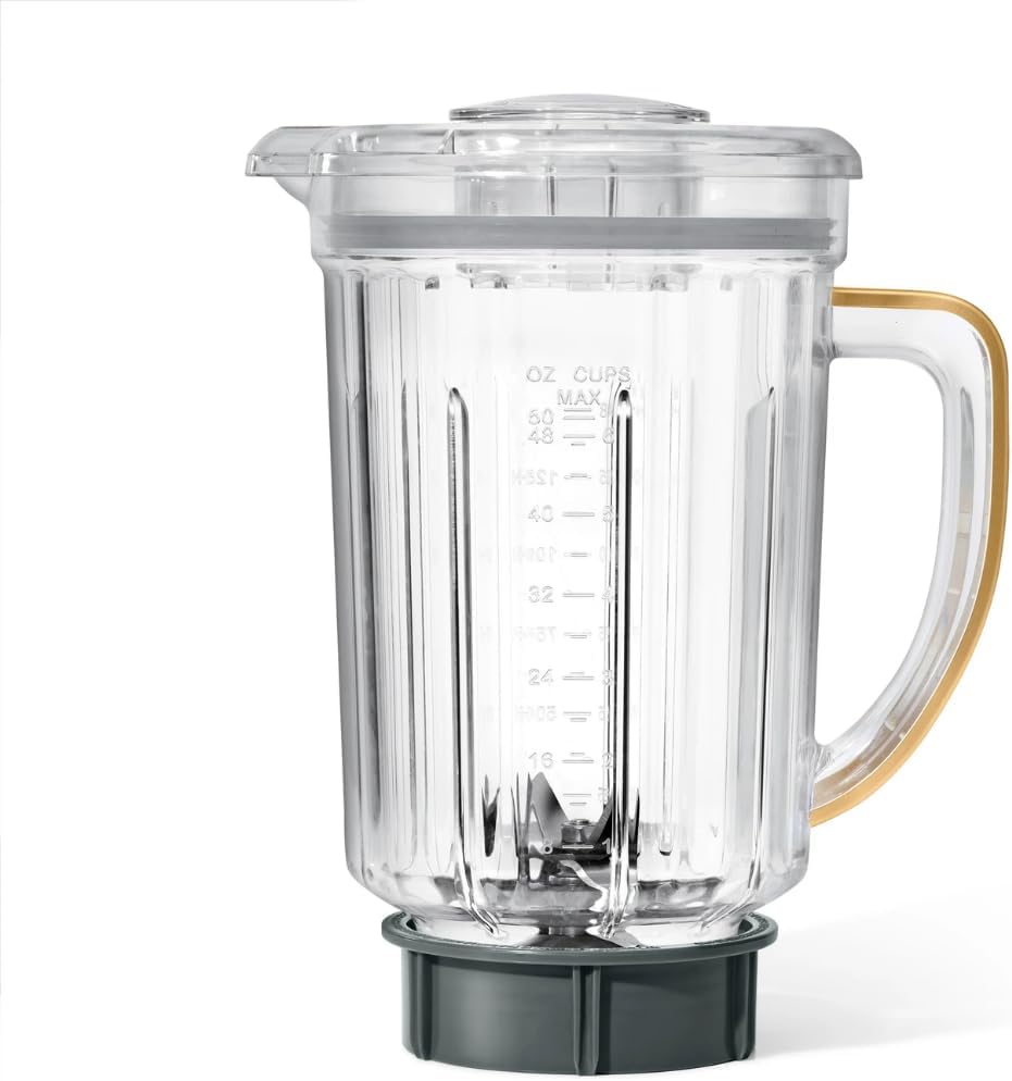 Beautiful PowerExact Blender System with PrecisionSense Technology, 700W Motor, 50oz Tritan Jar, 20oz Personal Cup, Stainless Steel Blades (White Icing)