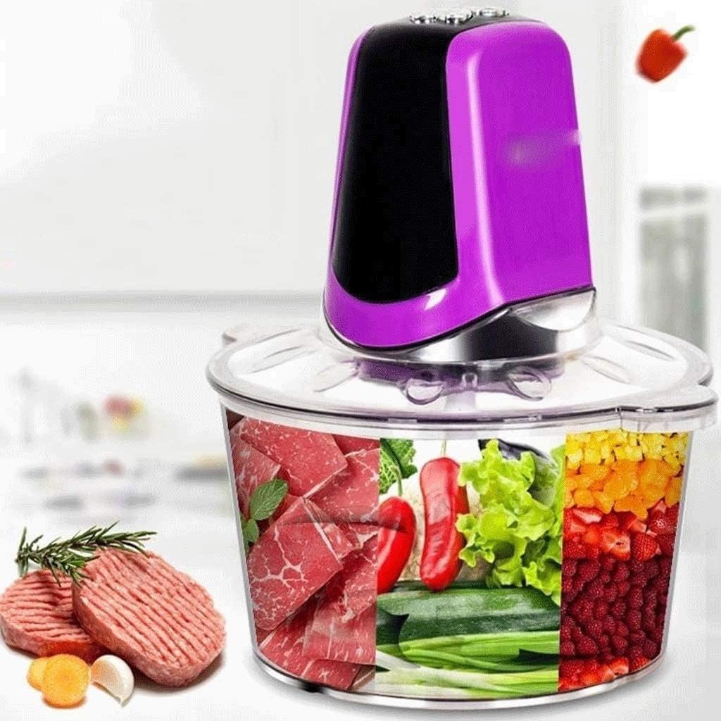 Electric Meat Grinder Machine Stainless Steel Household Electric Food Chopper Mincer Blender Grinder Home Kitchen Food Processor for Meat Fruit
