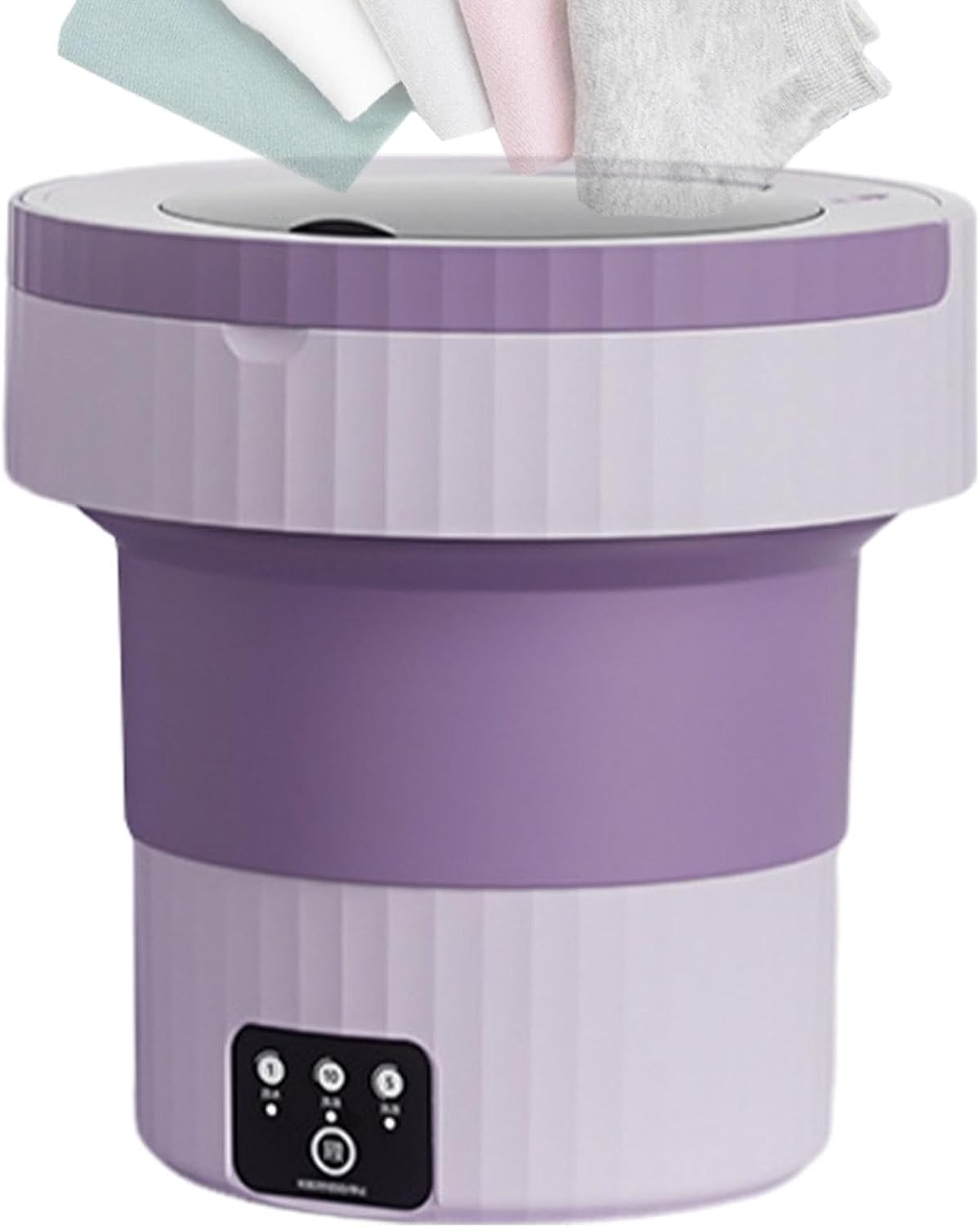 2-into-1 Laundry Washer Machine - Portable Washer Machine, Household Smart Portable Washer, Student Dormitory Underwear Washing Machine for Underwear, Light Clothes, Toddler Clothes