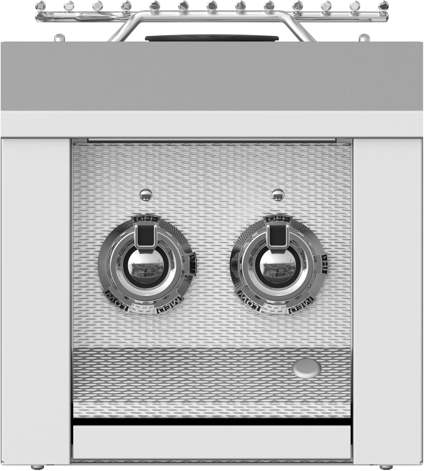 Hestan Aspire Built-in Natural Gas Double Side Burner - Steeletto - AEB122-NG-SS