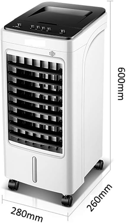 Portable Air Conditioner Fan Office Bladeless Space Air Coolers,Ultra- Quiet Single Cool For Bedroom Air Conditioning Unit, house Water- Cooled Portable Cold Air Fan White
