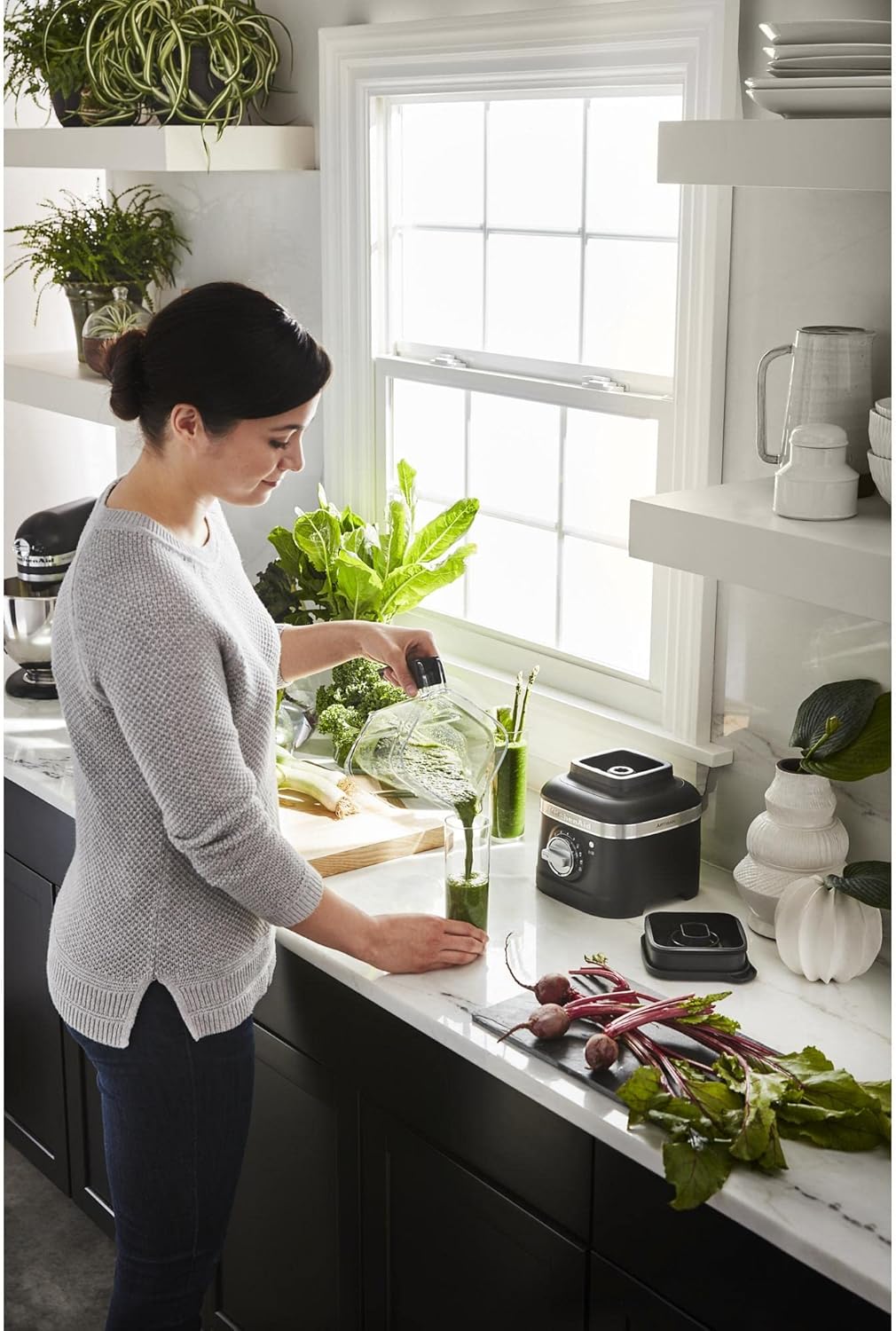 KitchenAid K400 Variable Speed Blender - KSB4027, Black Matte, 56 oz