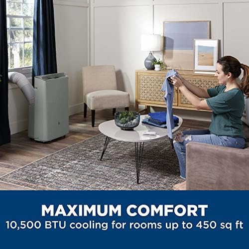 GE 10,500 BTU Smart Portable Air Conditioner for Medium Rooms up to 450 sq ft