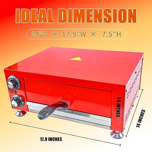 KOOTEN Indoor Electric Pizza Oven, 12