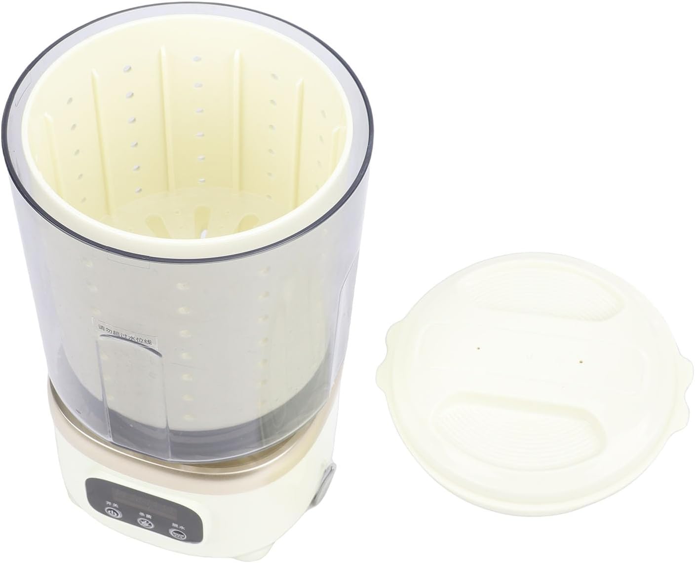 Asixxsix Portable Washing Machine, 2L Portable Laundry Machine Underwear Washer with Spin Dry, Cordless Underwear Washing Machine for Apartment, Dorm, RV, Travel & Hotel Use