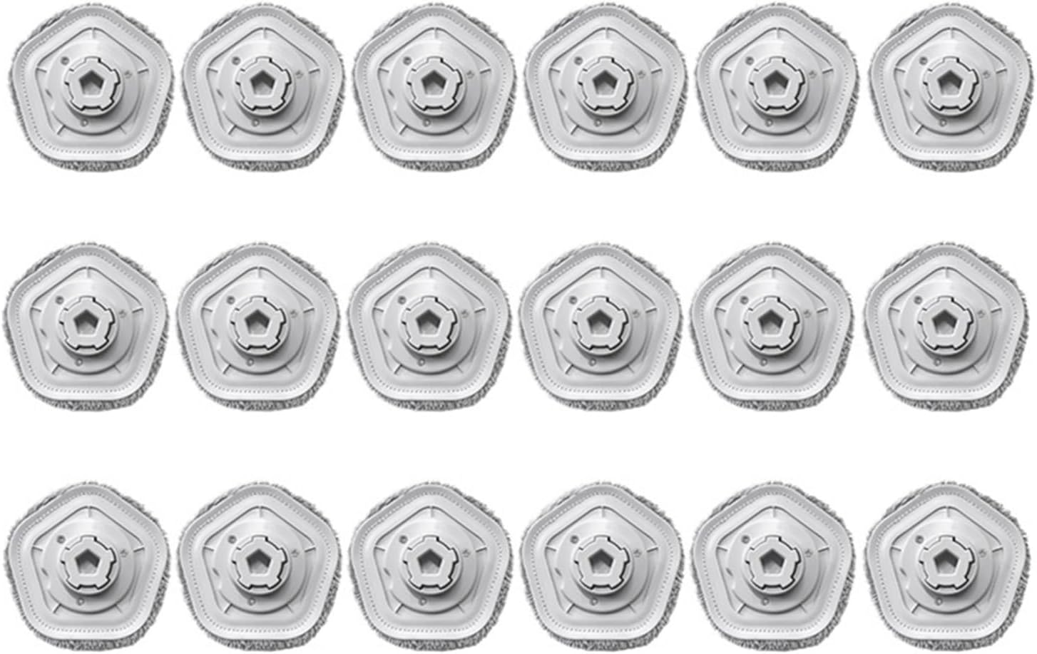 MUSM ,Compatible for Xiaomi, Compatible for Dreame，Bot W10 & W10 Pro Mop Pad Spare Parts Vacuum Cleaner Self-Cleaning Robot Vacuum and Mop Accessories Mop Cloth(18PCS)