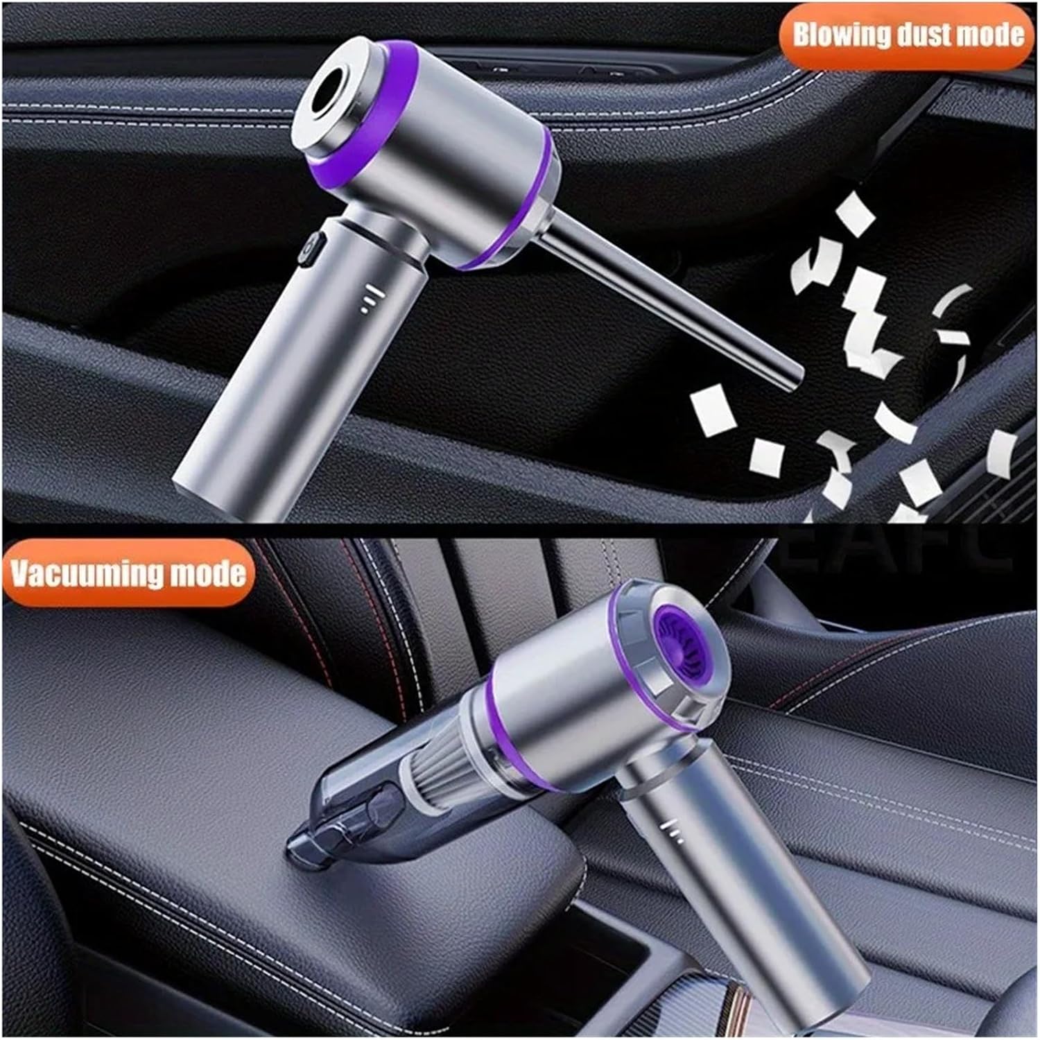 Powerful Cordless Handheld Vacuum Cleaner 30000Pa - 4 in 1 Portable Car & Home Vacuum with Brushless Motor for Pet Hair, Keyboard, and More(Rosy)