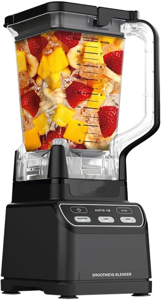 Ninja Professional Blender with Auto-iQ, 72oz Total Crushing Pitcher, 1400W Countertop Smoothie Maker CO750B