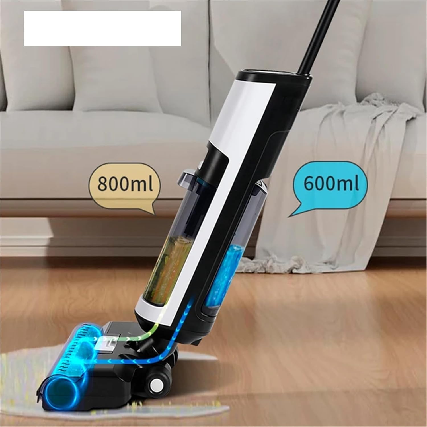Cordless Vacuum Cleaner for Wet and Dry Cleaning RL8Pro, Smart Washing for Home Multi Surface Floor,14000Pa, Self-Drying