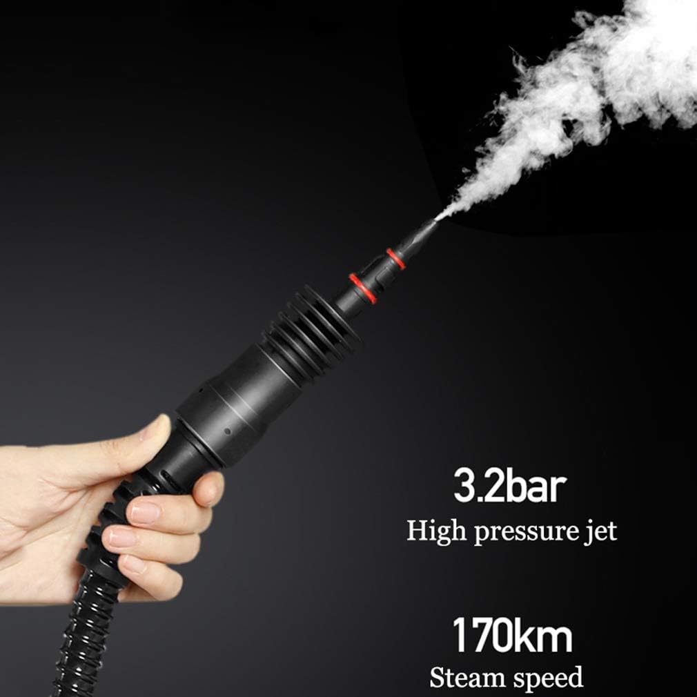 Multifunction Handheld Pressurized Steam Cleaner Portable Steamers Chemical-Free Sanitizer Steam Iron for Bathroom Kitchen Pets Children's Toys Cars